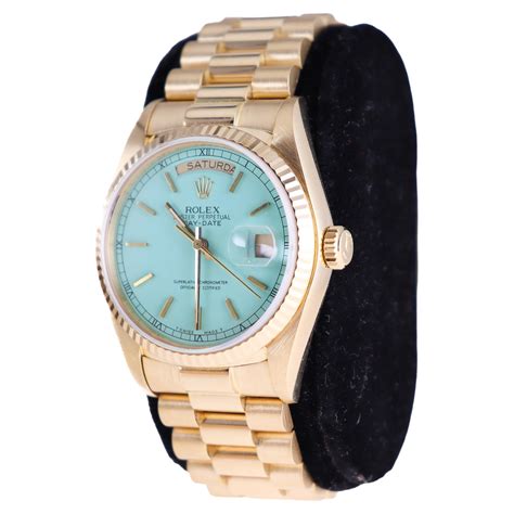 gold rolex tiffany blue dial|rolex tiffany blue 41 price.